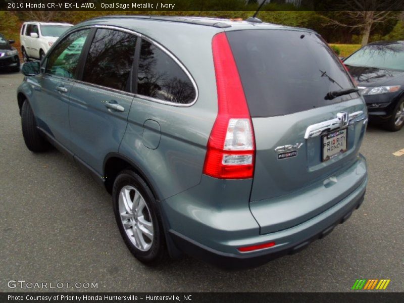 Opal Sage Metallic / Ivory 2010 Honda CR-V EX-L AWD
