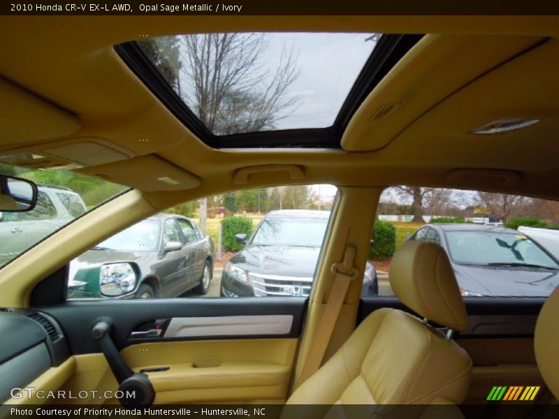 Opal Sage Metallic / Ivory 2010 Honda CR-V EX-L AWD