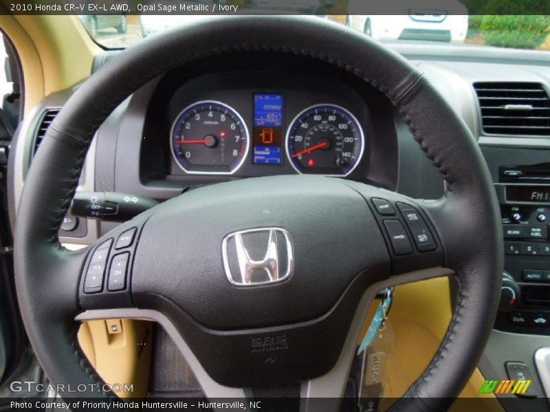 Opal Sage Metallic / Ivory 2010 Honda CR-V EX-L AWD