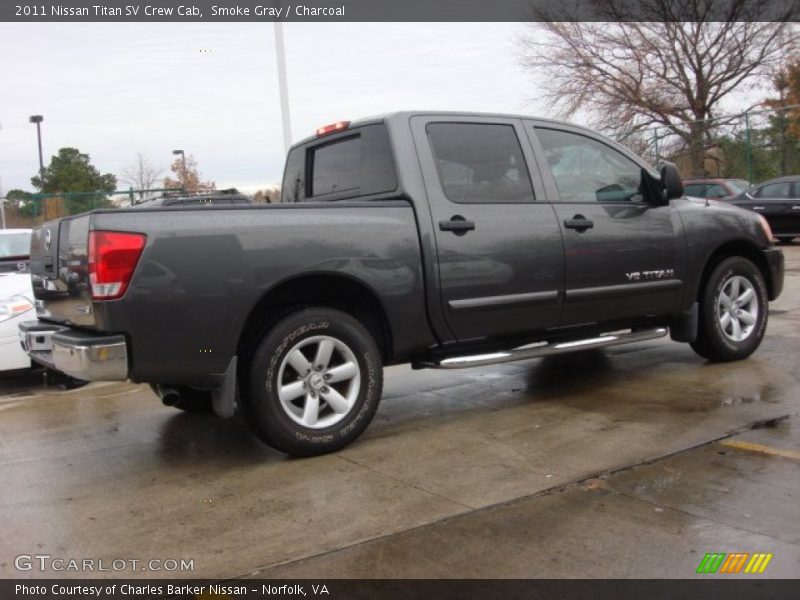Smoke Gray / Charcoal 2011 Nissan Titan SV Crew Cab