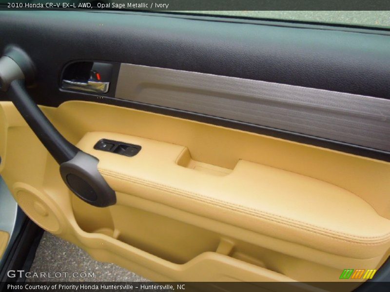 Opal Sage Metallic / Ivory 2010 Honda CR-V EX-L AWD