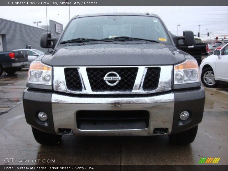 Smoke Gray / Charcoal 2011 Nissan Titan SV Crew Cab