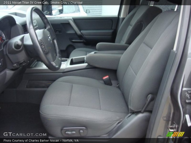 Smoke Gray / Charcoal 2011 Nissan Titan SV Crew Cab