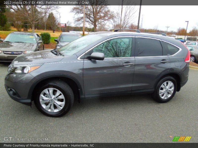 Polished Metal Metallic / Gray 2012 Honda CR-V EX 4WD