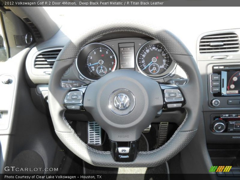  2012 Golf R 2 Door 4Motion Steering Wheel