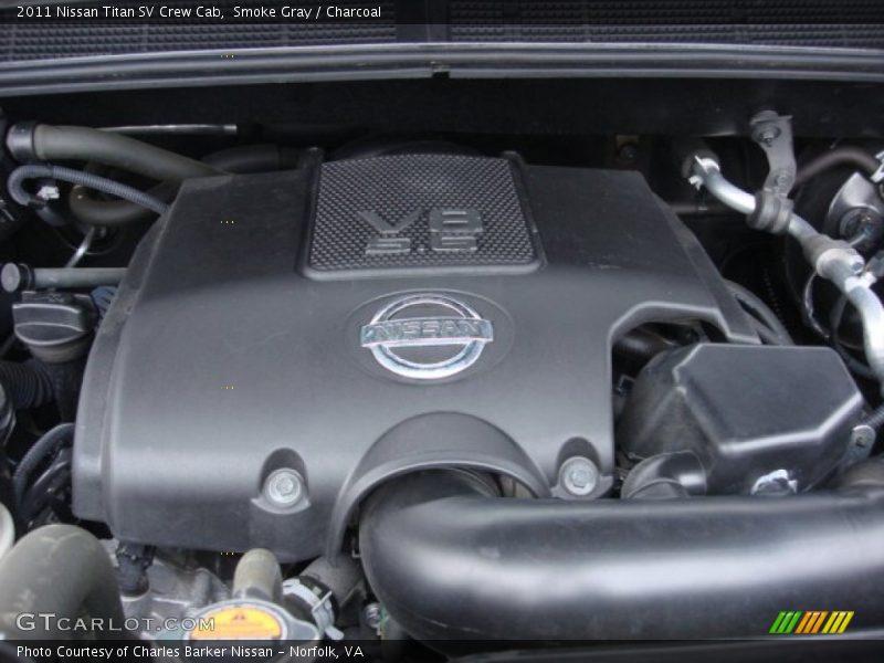 Smoke Gray / Charcoal 2011 Nissan Titan SV Crew Cab