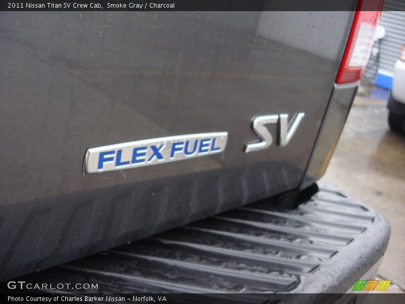 Smoke Gray / Charcoal 2011 Nissan Titan SV Crew Cab