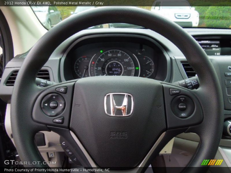 Polished Metal Metallic / Gray 2012 Honda CR-V EX 4WD