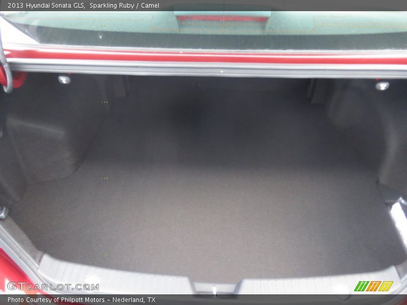 Sparkling Ruby / Camel 2013 Hyundai Sonata GLS