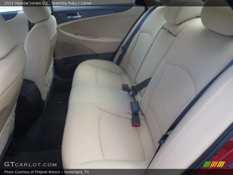 Sparkling Ruby / Camel 2013 Hyundai Sonata GLS