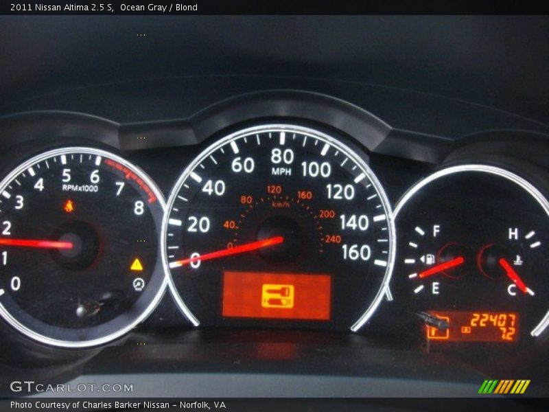 Ocean Gray / Blond 2011 Nissan Altima 2.5 S