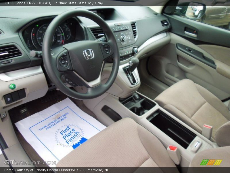 Polished Metal Metallic / Gray 2012 Honda CR-V EX 4WD