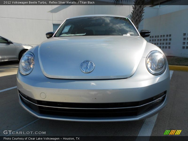 Reflex Silver Metallic / Titan Black 2012 Volkswagen Beetle Turbo