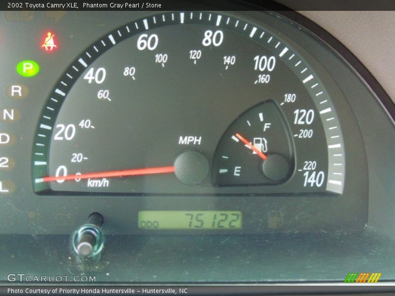 Phantom Gray Pearl / Stone 2002 Toyota Camry XLE