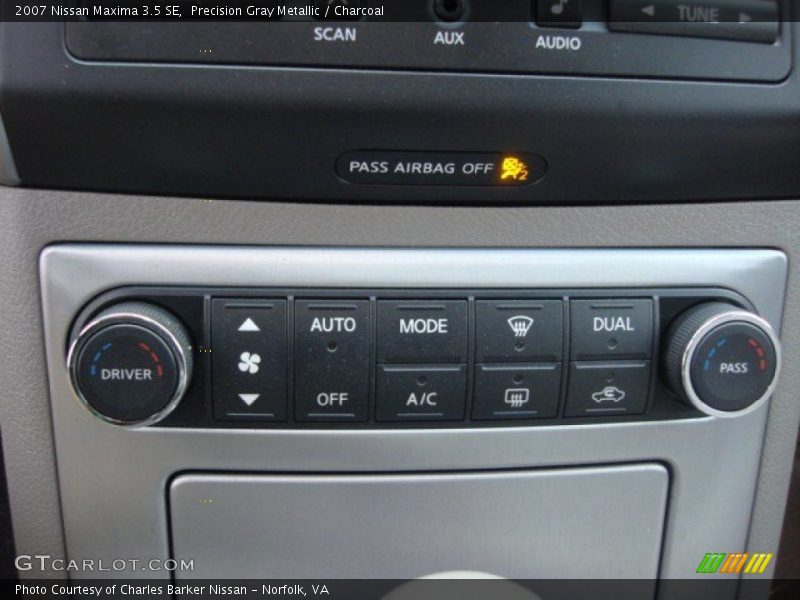 Precision Gray Metallic / Charcoal 2007 Nissan Maxima 3.5 SE