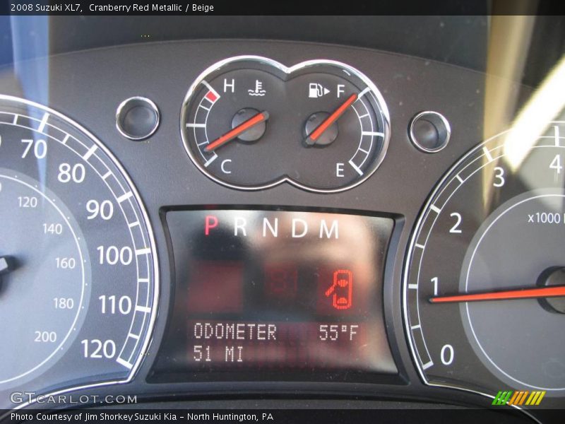 Cranberry Red Metallic / Beige 2008 Suzuki XL7
