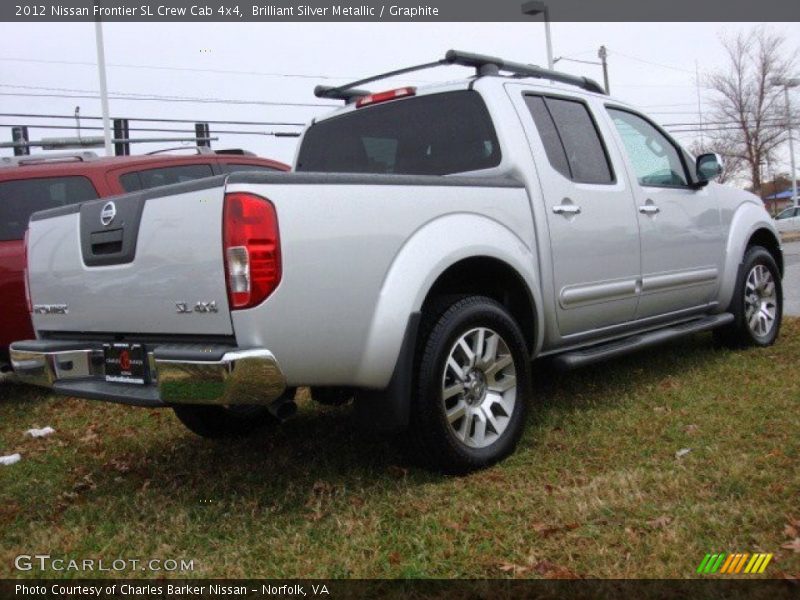 Brilliant Silver Metallic / Graphite 2012 Nissan Frontier SL Crew Cab 4x4