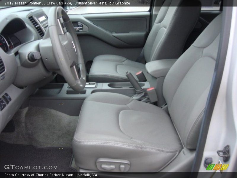 Brilliant Silver Metallic / Graphite 2012 Nissan Frontier SL Crew Cab 4x4