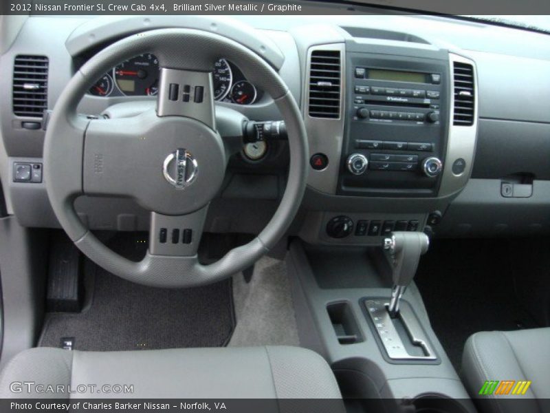Brilliant Silver Metallic / Graphite 2012 Nissan Frontier SL Crew Cab 4x4