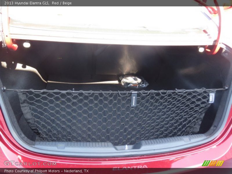 Red / Beige 2013 Hyundai Elantra GLS