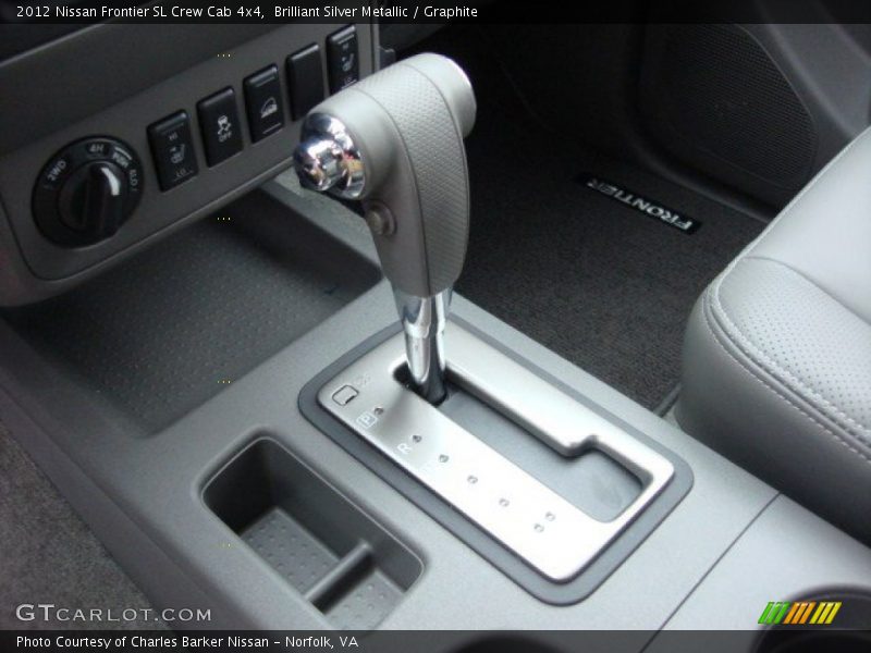 Brilliant Silver Metallic / Graphite 2012 Nissan Frontier SL Crew Cab 4x4