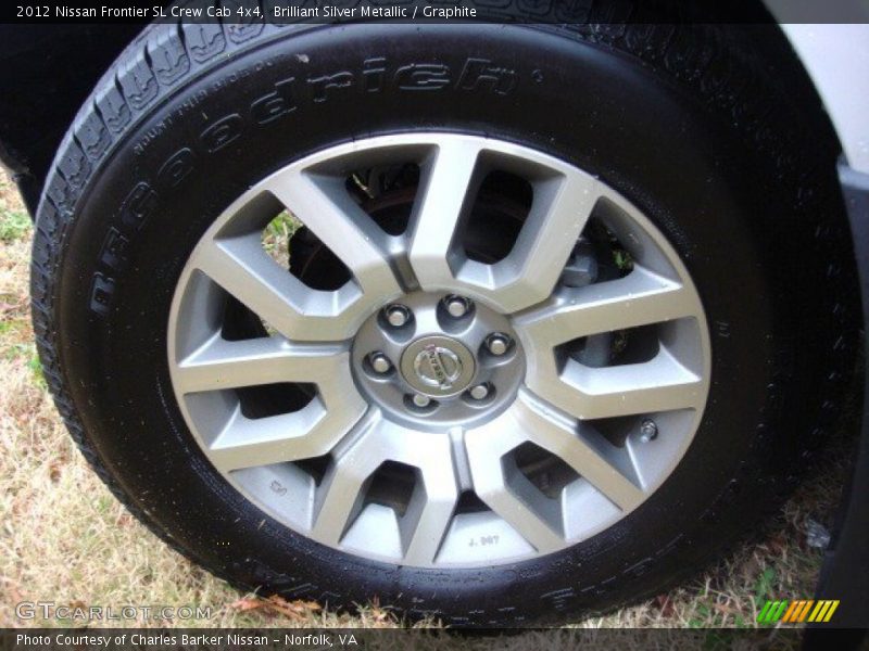 Brilliant Silver Metallic / Graphite 2012 Nissan Frontier SL Crew Cab 4x4