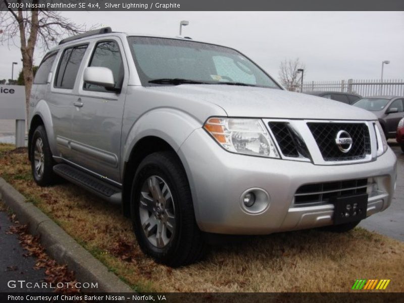 Silver Lightning / Graphite 2009 Nissan Pathfinder SE 4x4
