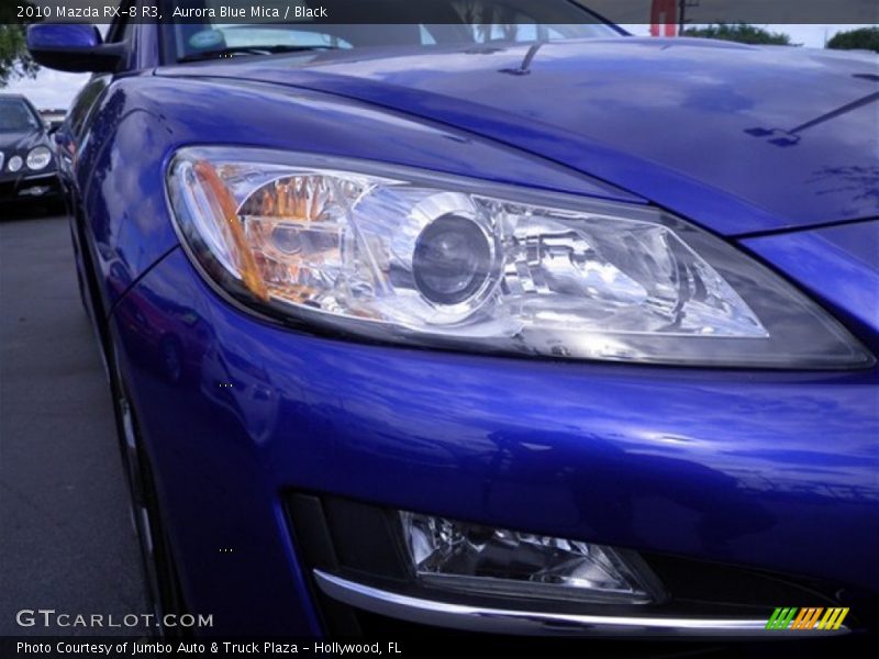 Aurora Blue Mica / Black 2010 Mazda RX-8 R3