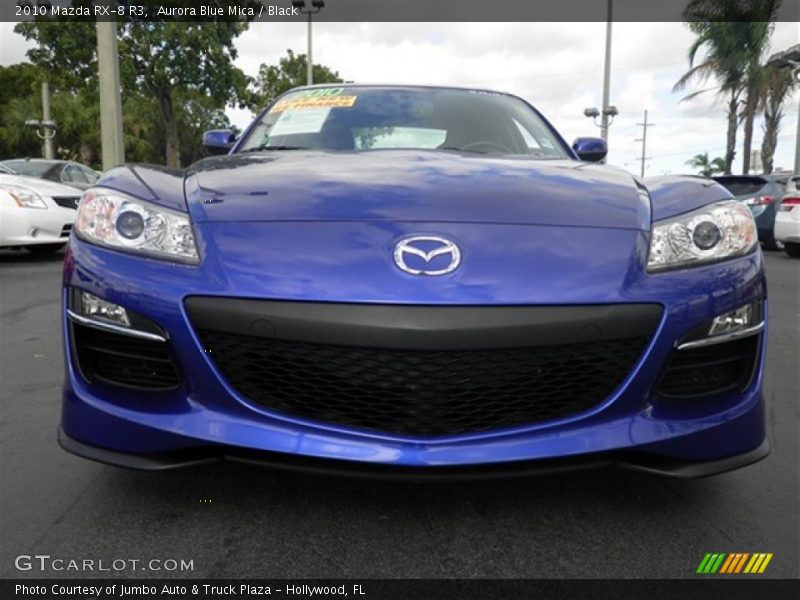 Aurora Blue Mica / Black 2010 Mazda RX-8 R3