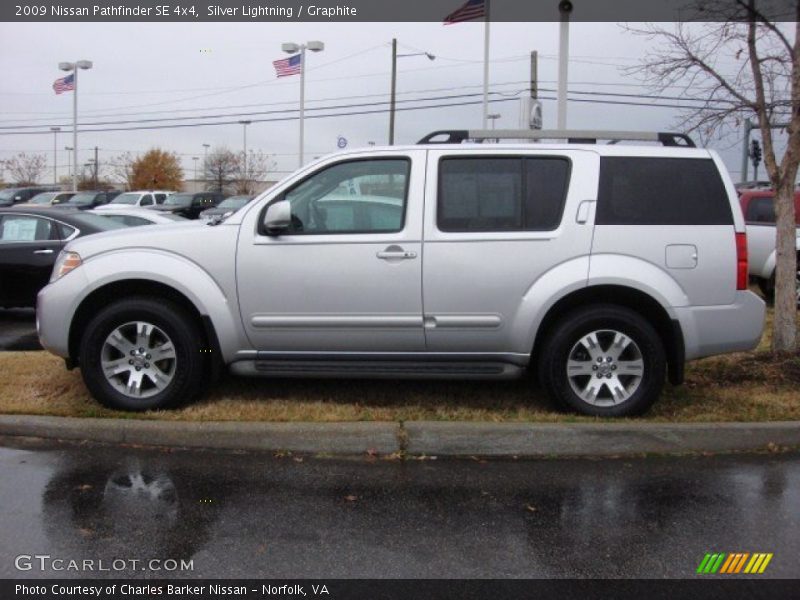 Silver Lightning / Graphite 2009 Nissan Pathfinder SE 4x4