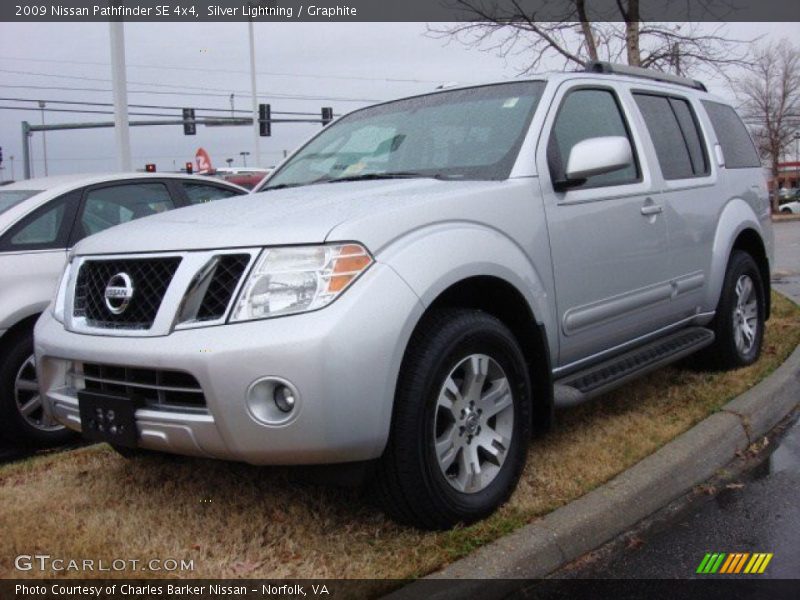 Silver Lightning / Graphite 2009 Nissan Pathfinder SE 4x4