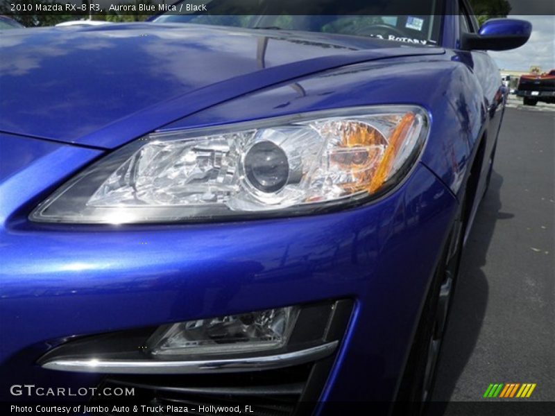 Aurora Blue Mica / Black 2010 Mazda RX-8 R3