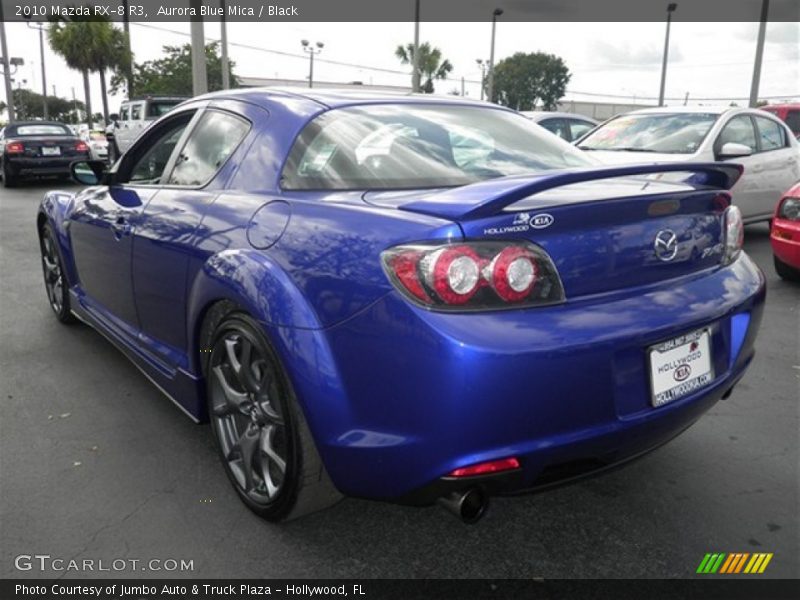 Aurora Blue Mica / Black 2010 Mazda RX-8 R3
