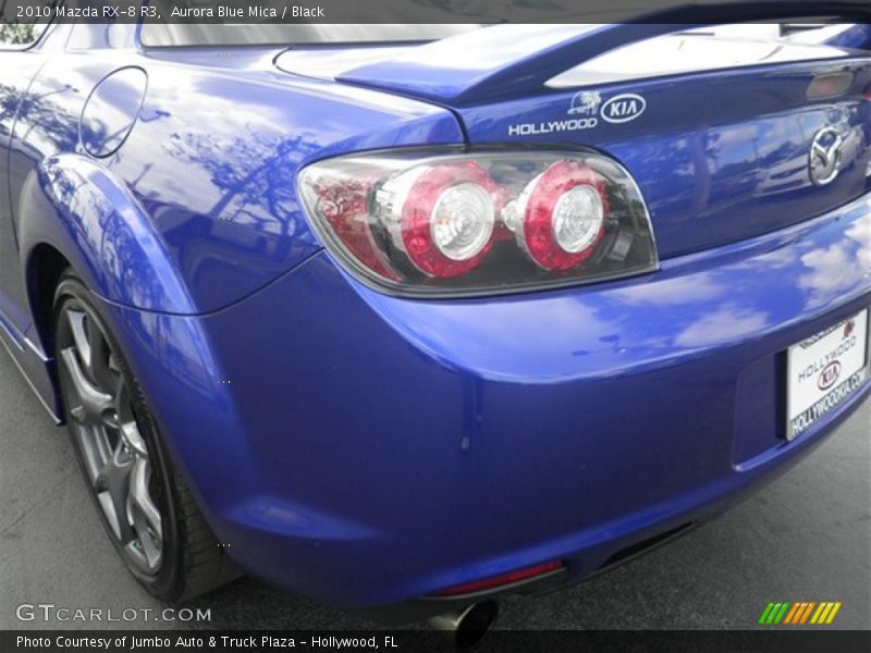 Aurora Blue Mica / Black 2010 Mazda RX-8 R3