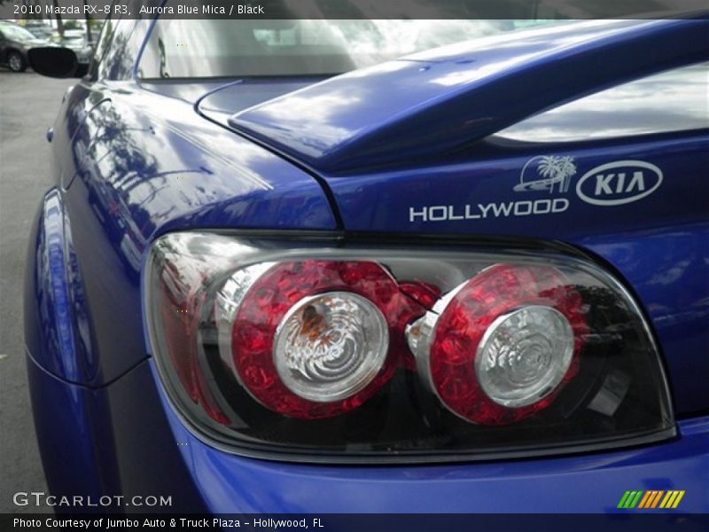 Aurora Blue Mica / Black 2010 Mazda RX-8 R3