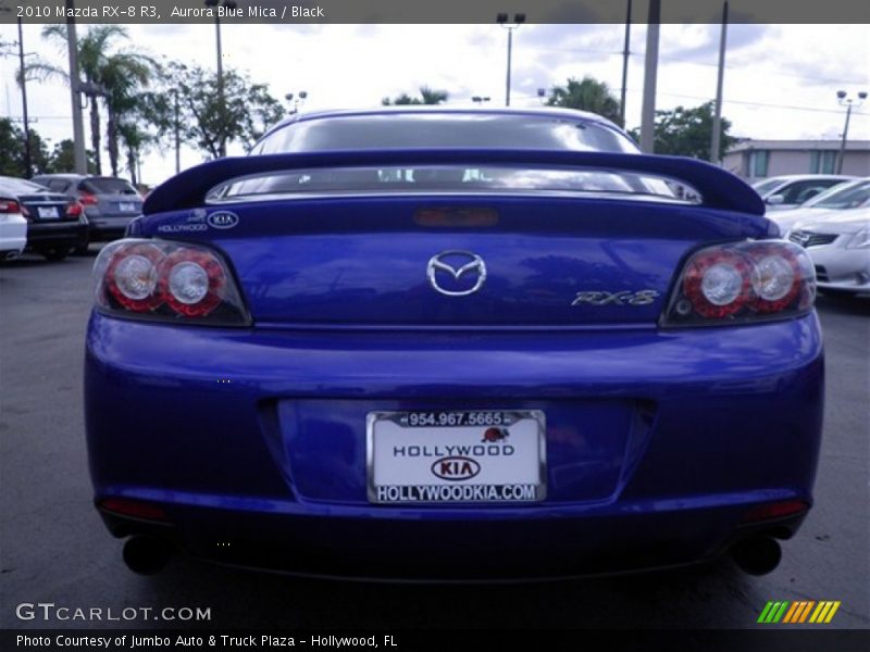 Aurora Blue Mica / Black 2010 Mazda RX-8 R3