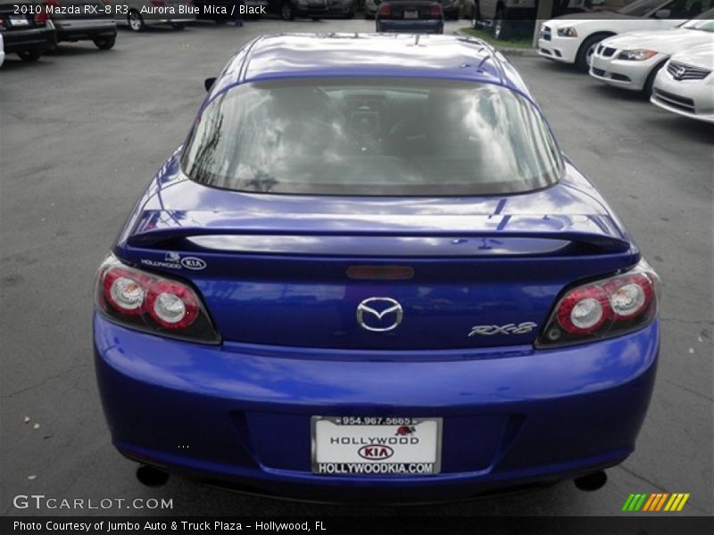 Aurora Blue Mica / Black 2010 Mazda RX-8 R3