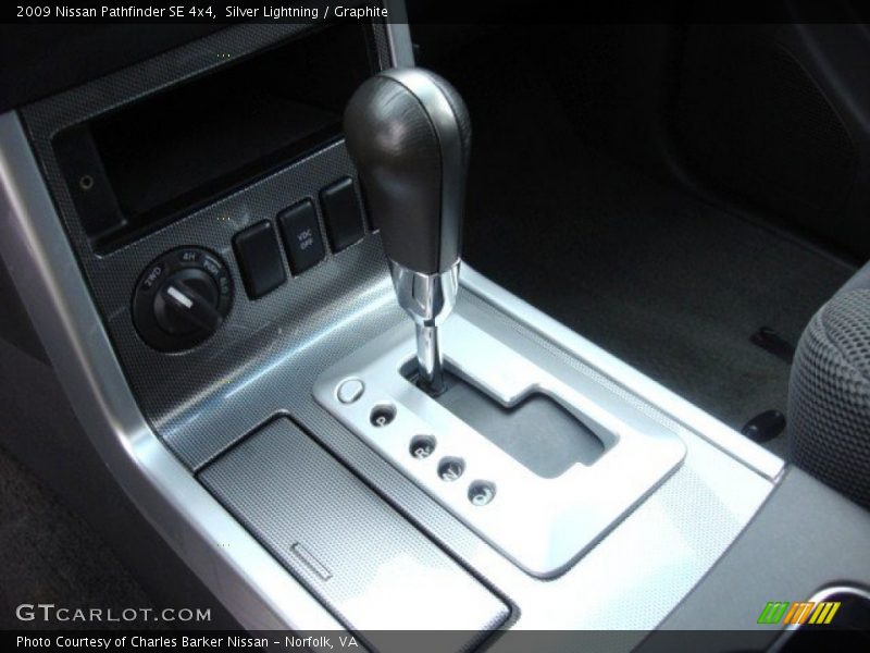 Silver Lightning / Graphite 2009 Nissan Pathfinder SE 4x4