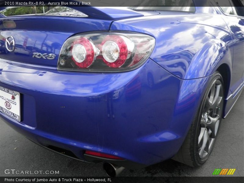 Aurora Blue Mica / Black 2010 Mazda RX-8 R3
