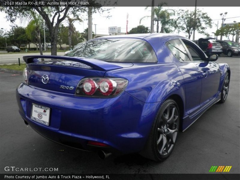Aurora Blue Mica / Black 2010 Mazda RX-8 R3