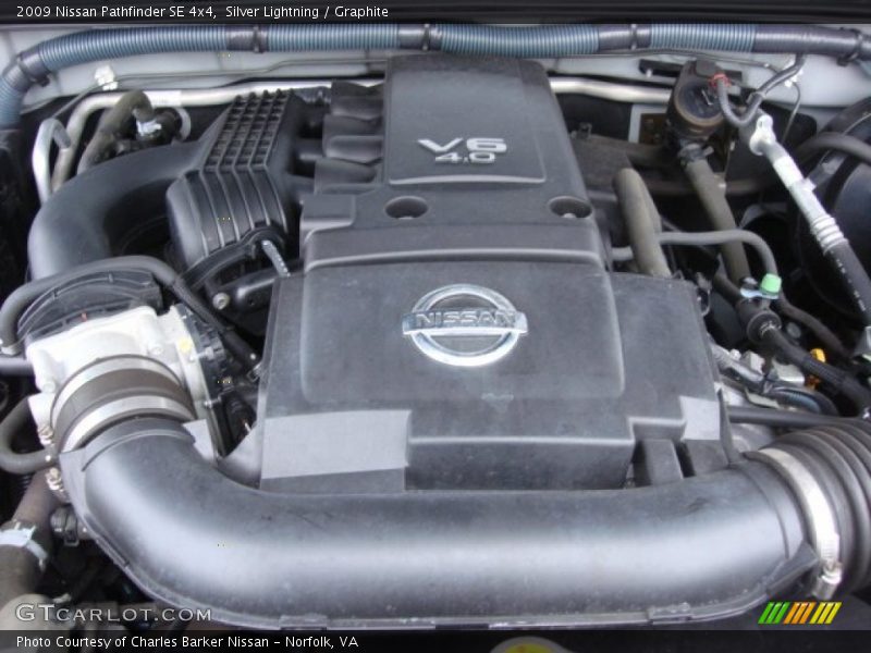 Silver Lightning / Graphite 2009 Nissan Pathfinder SE 4x4