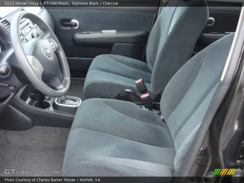 Espresso Black / Charcoal 2011 Nissan Versa 1.8 S Hatchback