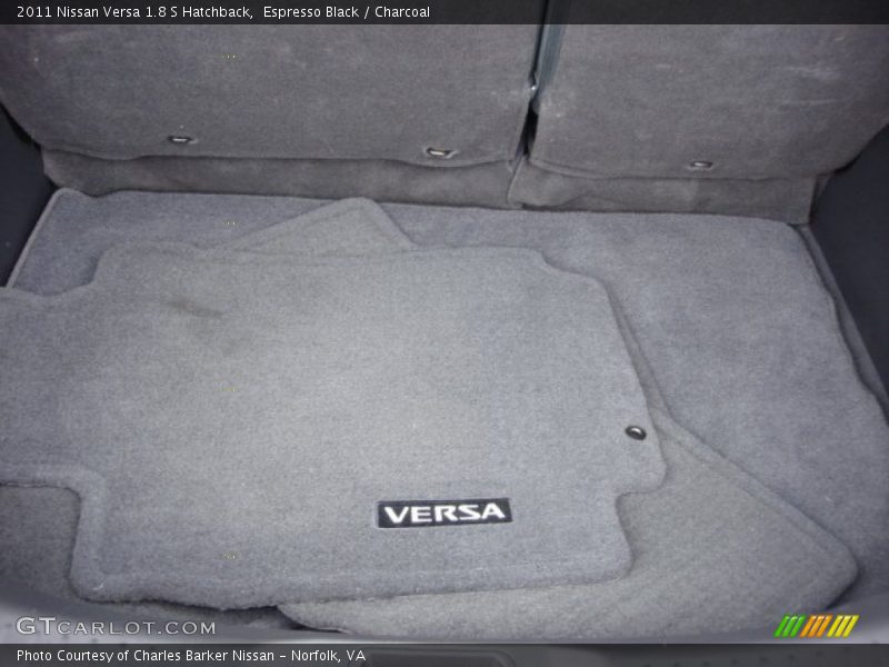 Espresso Black / Charcoal 2011 Nissan Versa 1.8 S Hatchback