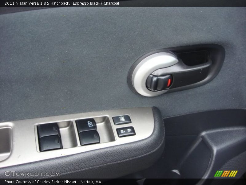 Espresso Black / Charcoal 2011 Nissan Versa 1.8 S Hatchback