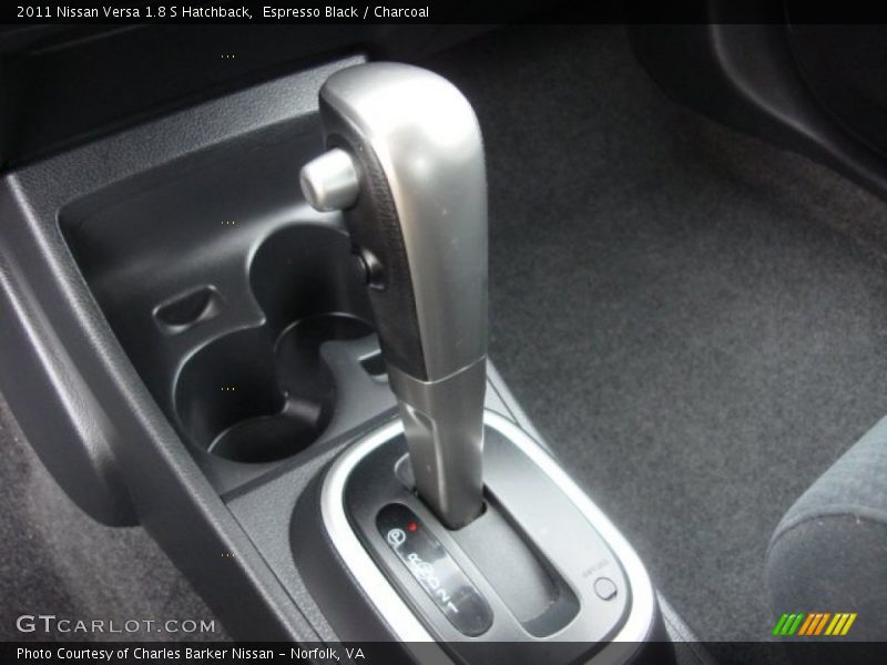 Espresso Black / Charcoal 2011 Nissan Versa 1.8 S Hatchback