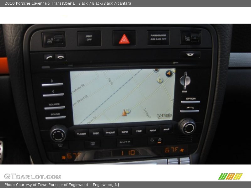 Navigation of 2010 Cayenne S Transsyberia