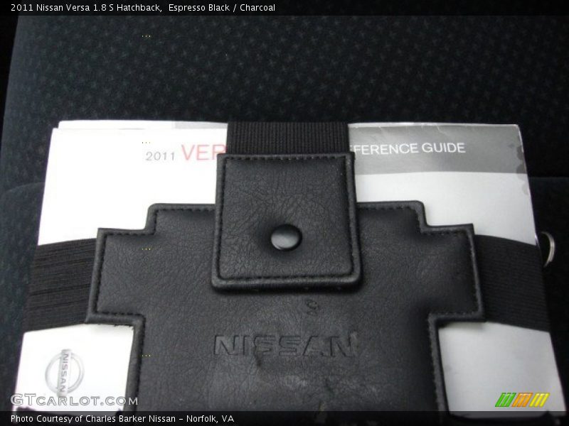 Espresso Black / Charcoal 2011 Nissan Versa 1.8 S Hatchback