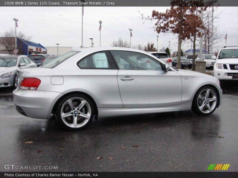  2008 1 Series 135i Coupe Titanium Silver Metallic