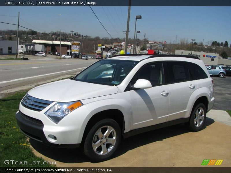 Pearl White Tri Coat Metallic / Beige 2008 Suzuki XL7