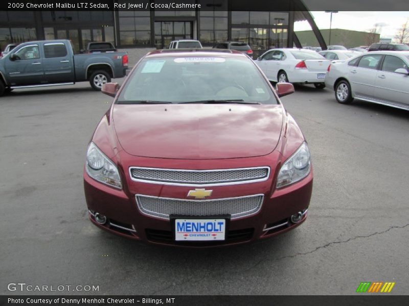Red Jewel / Cocoa/Cashmere 2009 Chevrolet Malibu LTZ Sedan